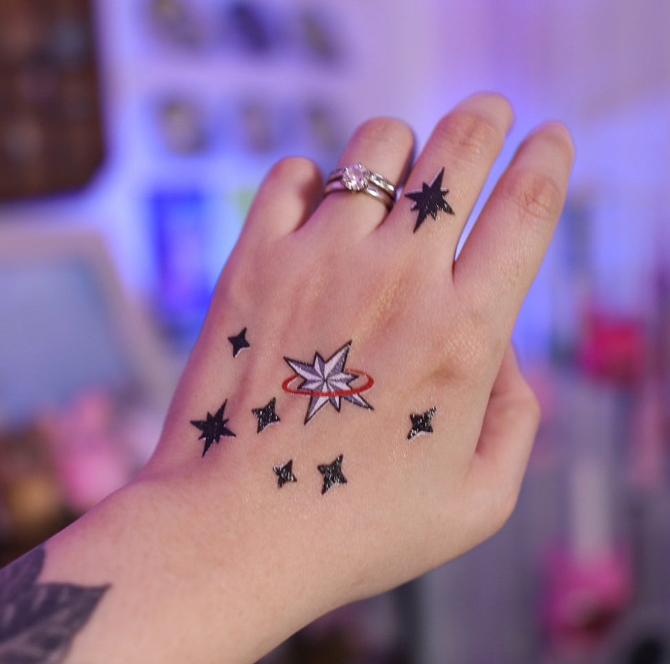 Stray Galaxy Temporary Tattoos