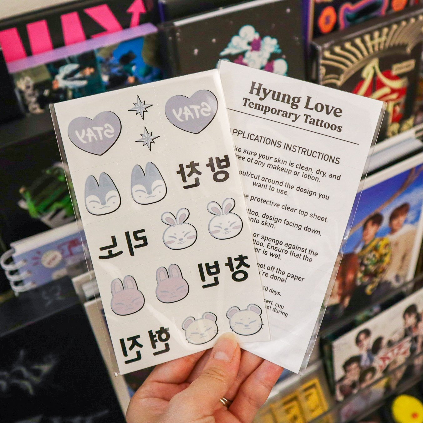 Hyung / Maknae Love Temporary Tattoos