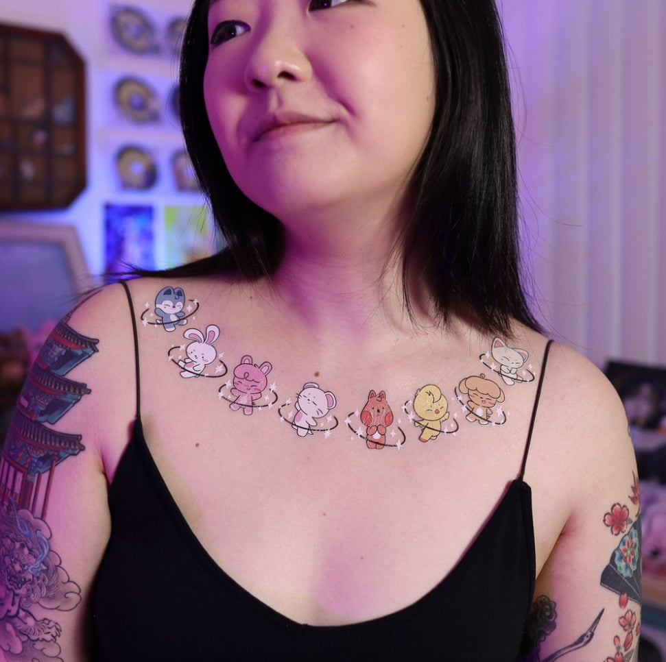 Stray Galaxy Temporary Tattoos