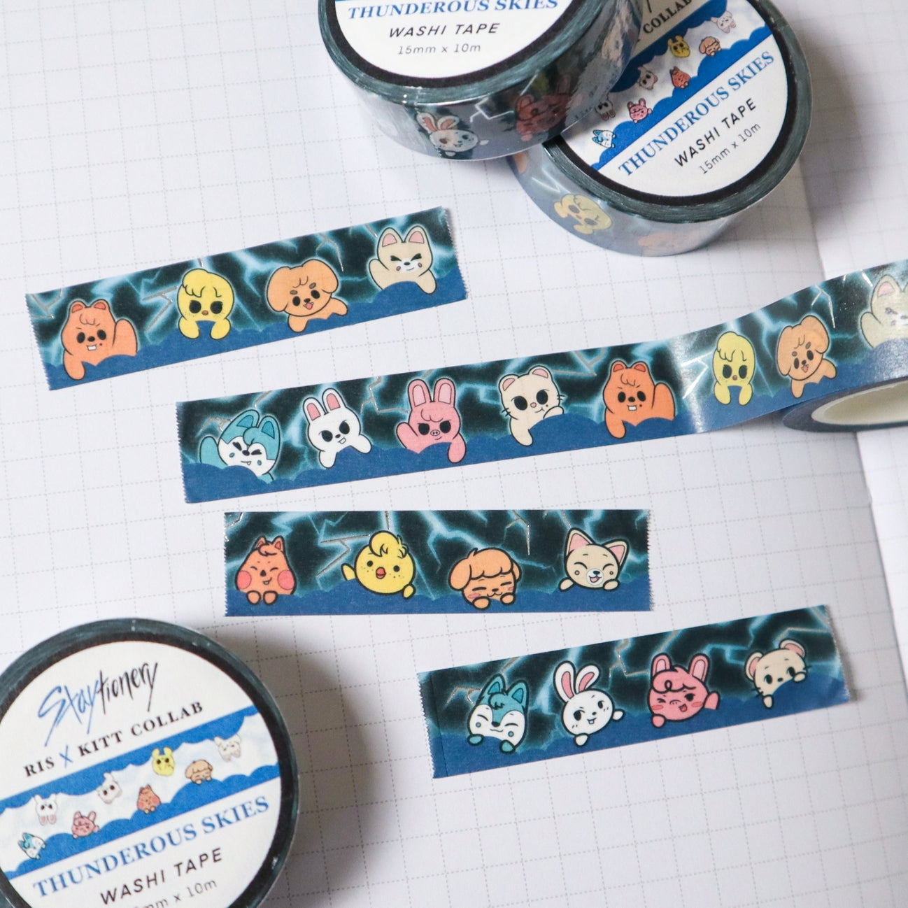 SKZ Thunderous Skies Washi Tape