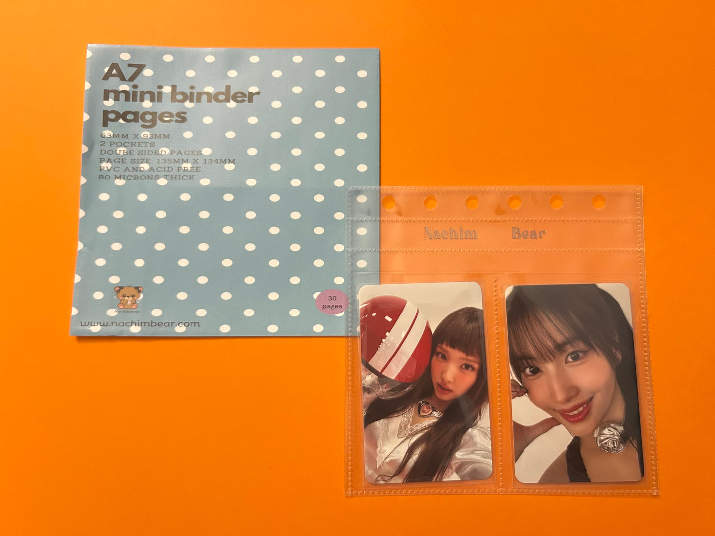 A7 Mini Binder Slim-Fit Pages