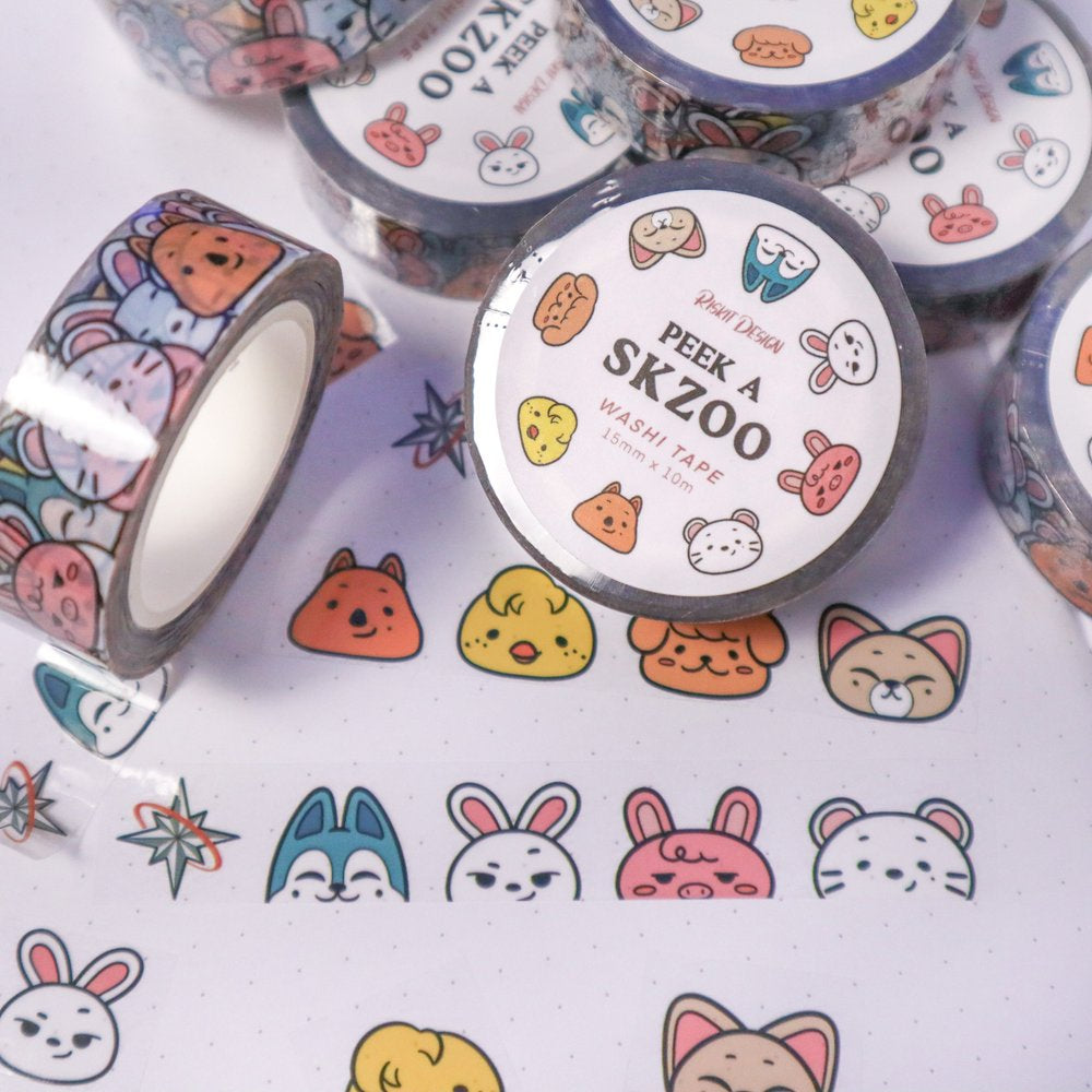 Peek-a-SKZOO Clear Tape