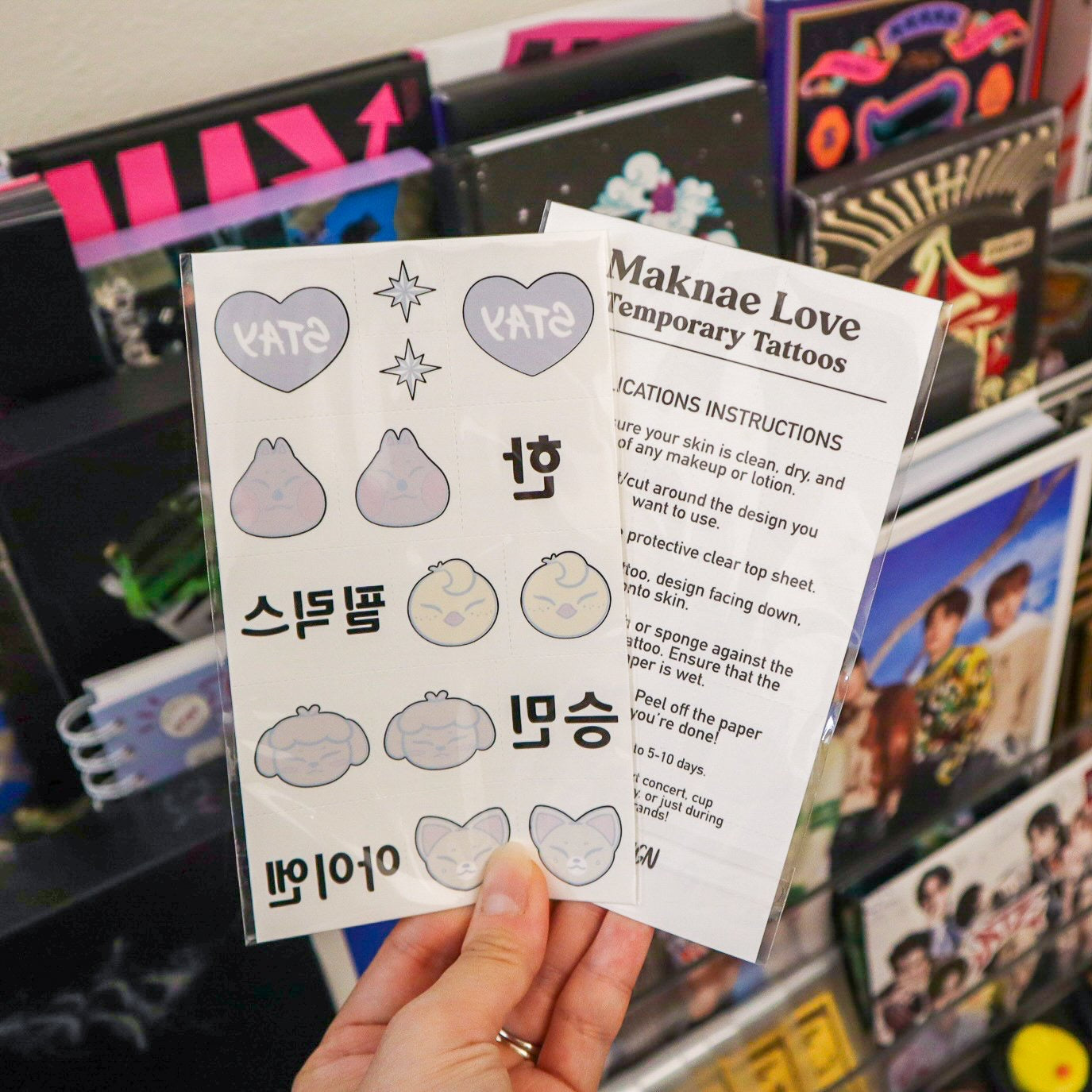 Hyung / Maknae Love Temporary Tattoos