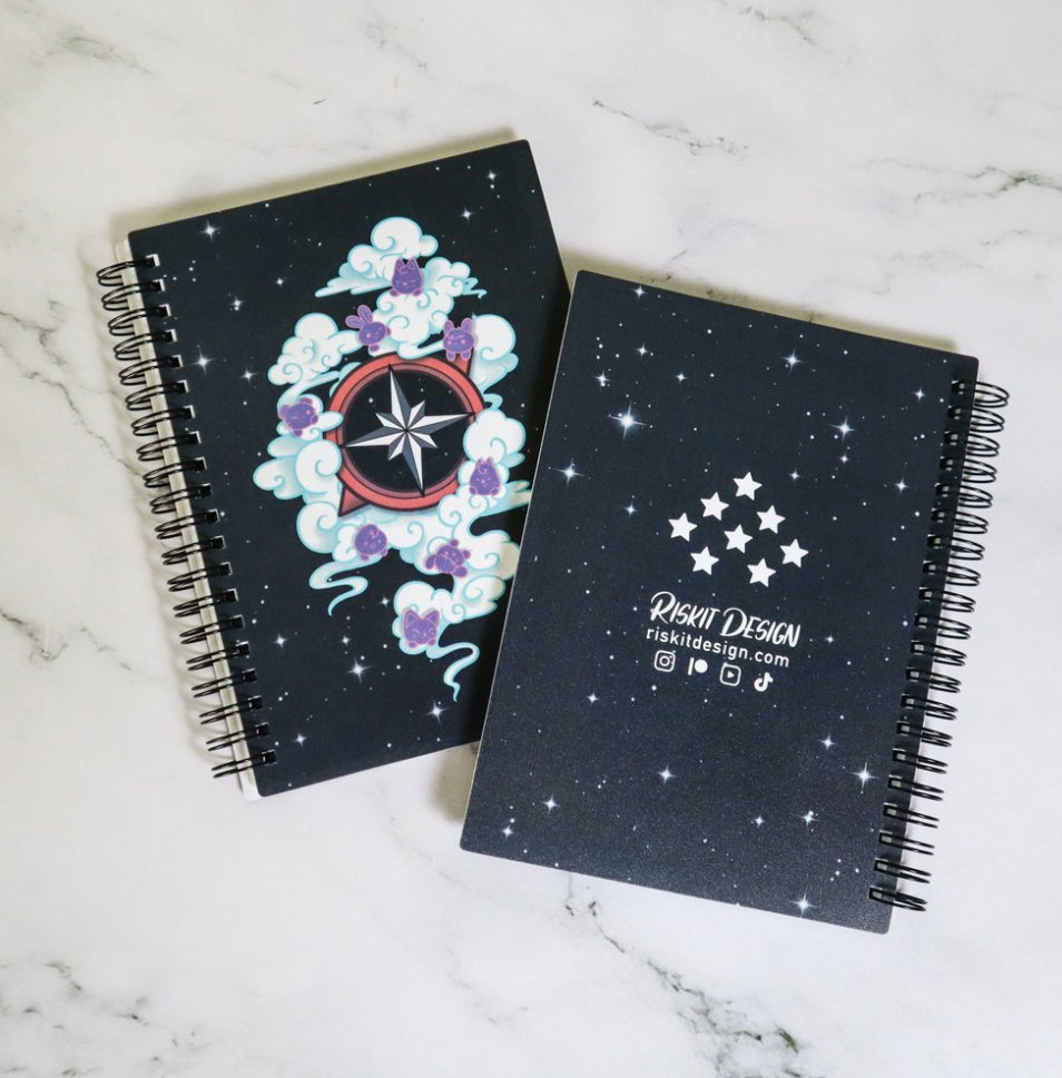 Stray Clouds Reusable Sticker Book