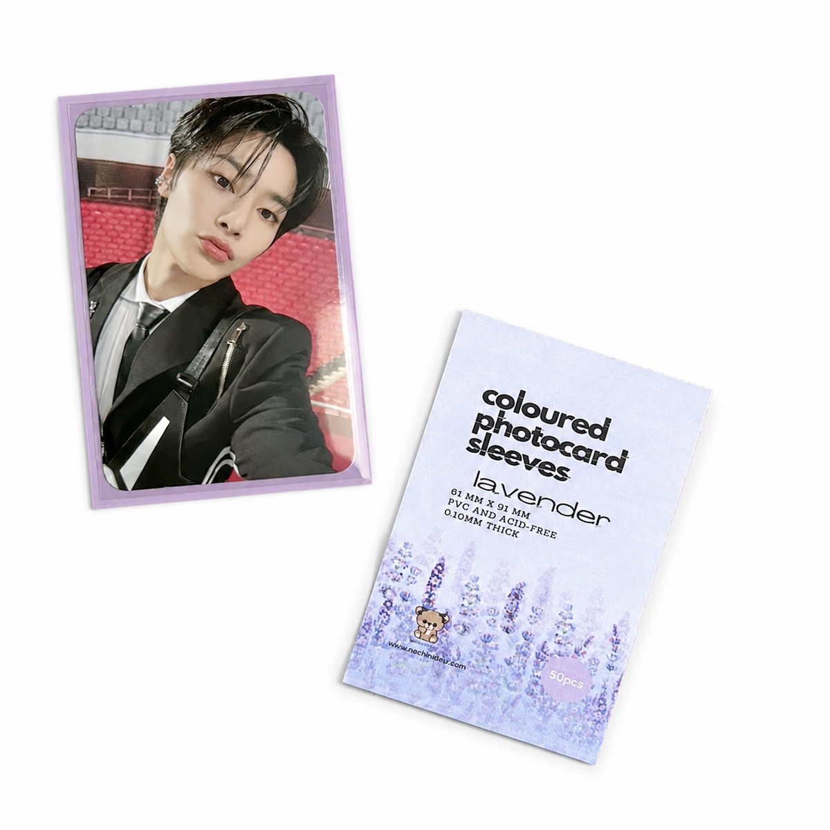 Lavender Photocard Sleeves