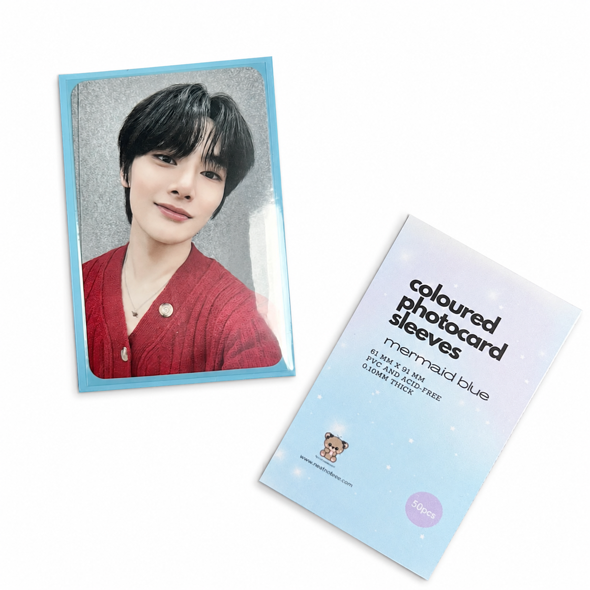 Mermaid Blue Photocard Sleeves