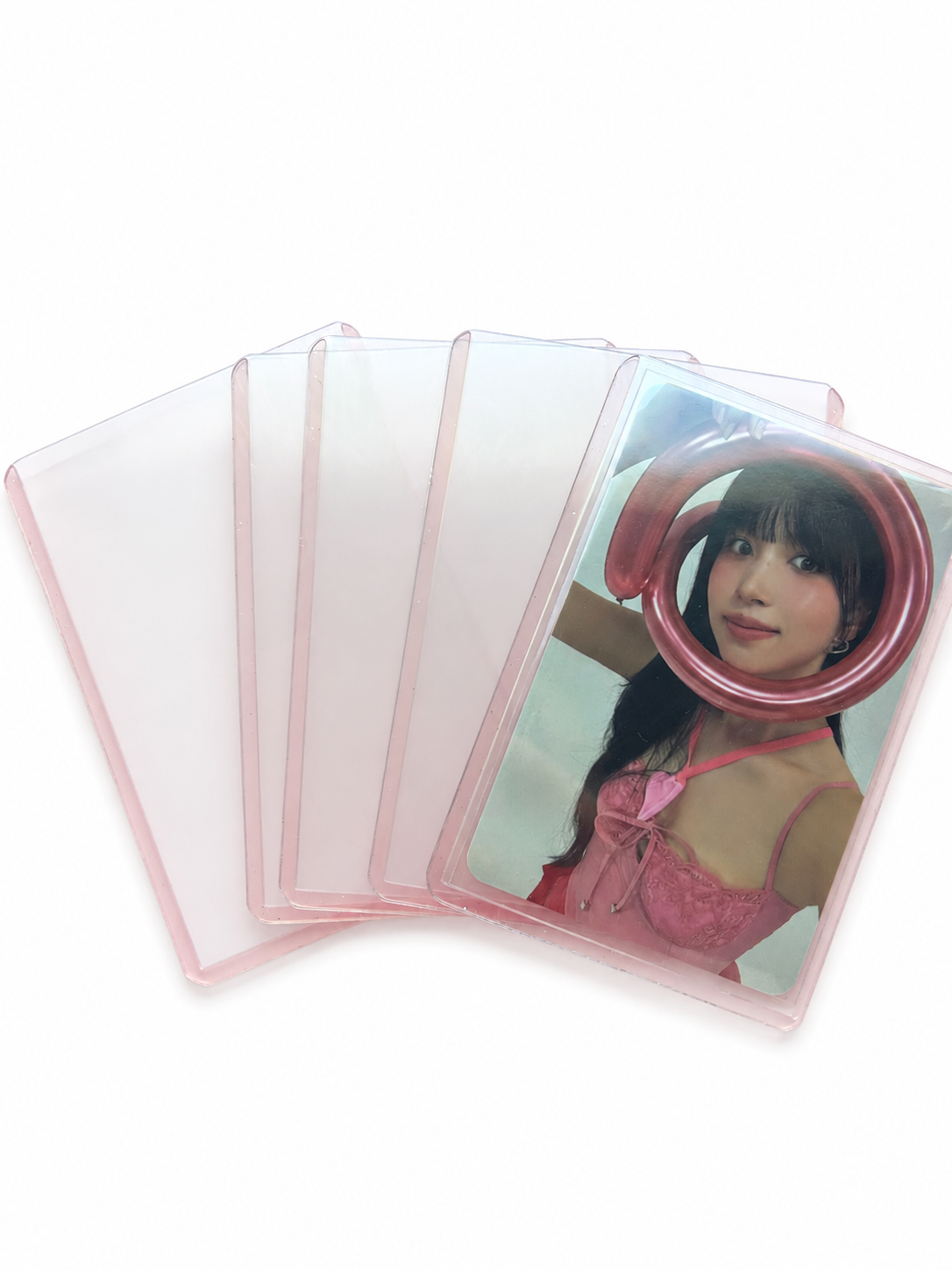Seamless Pink Glittery Top Loader