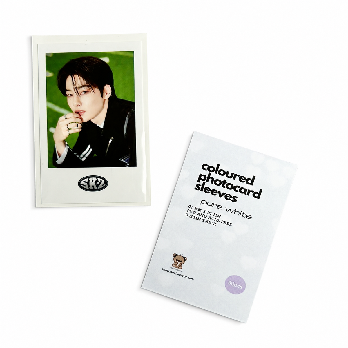Pure White Photocard Sleeves