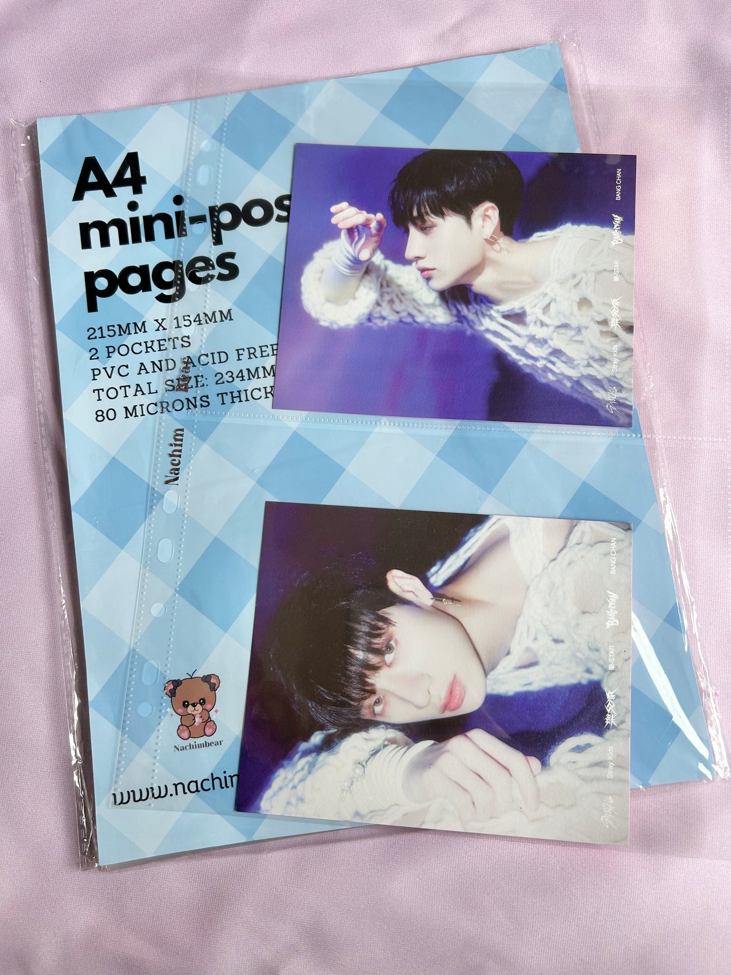 A4 Mini Poster Binder Pages