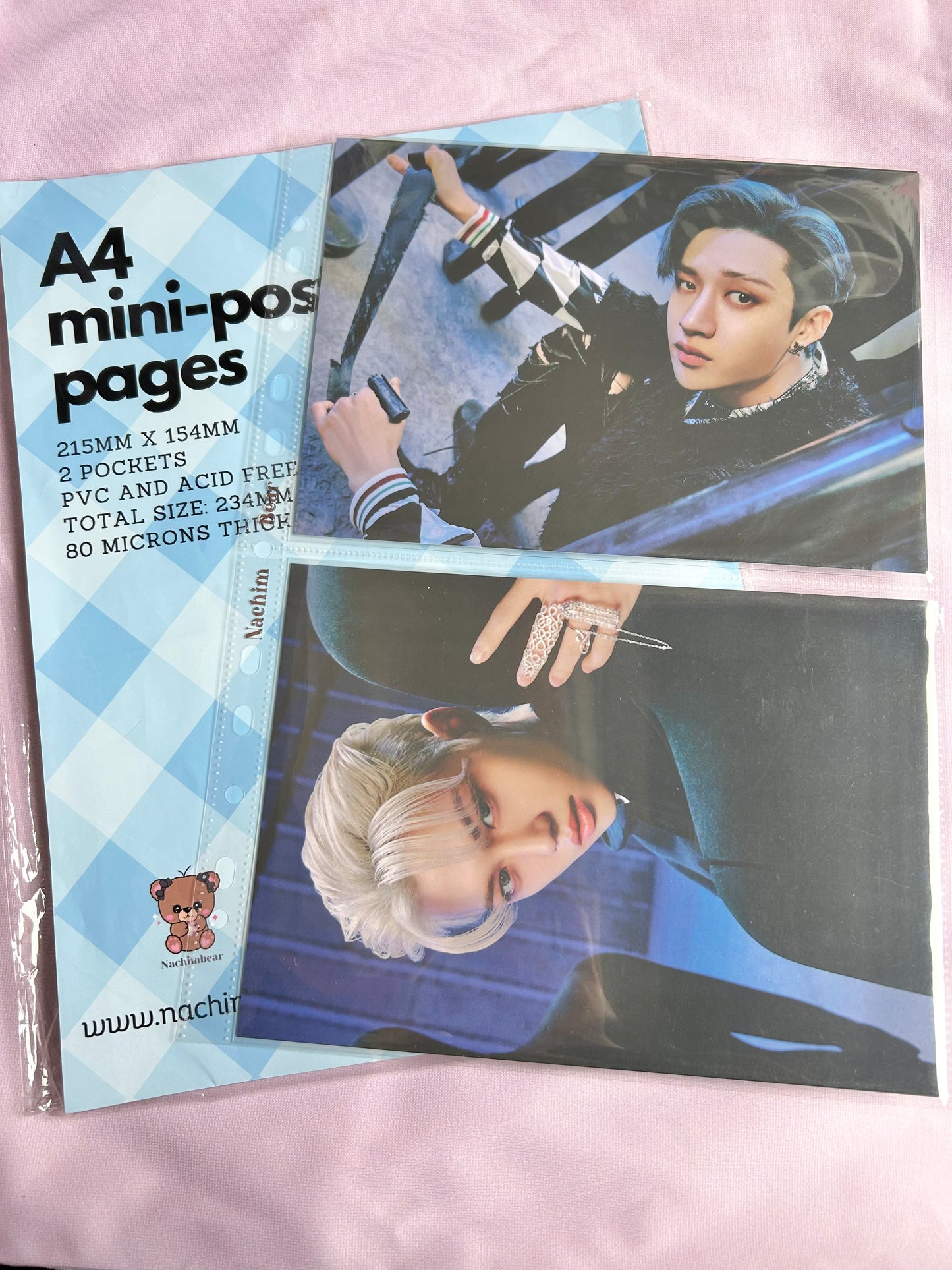 A4 Mini Poster Binder Pages