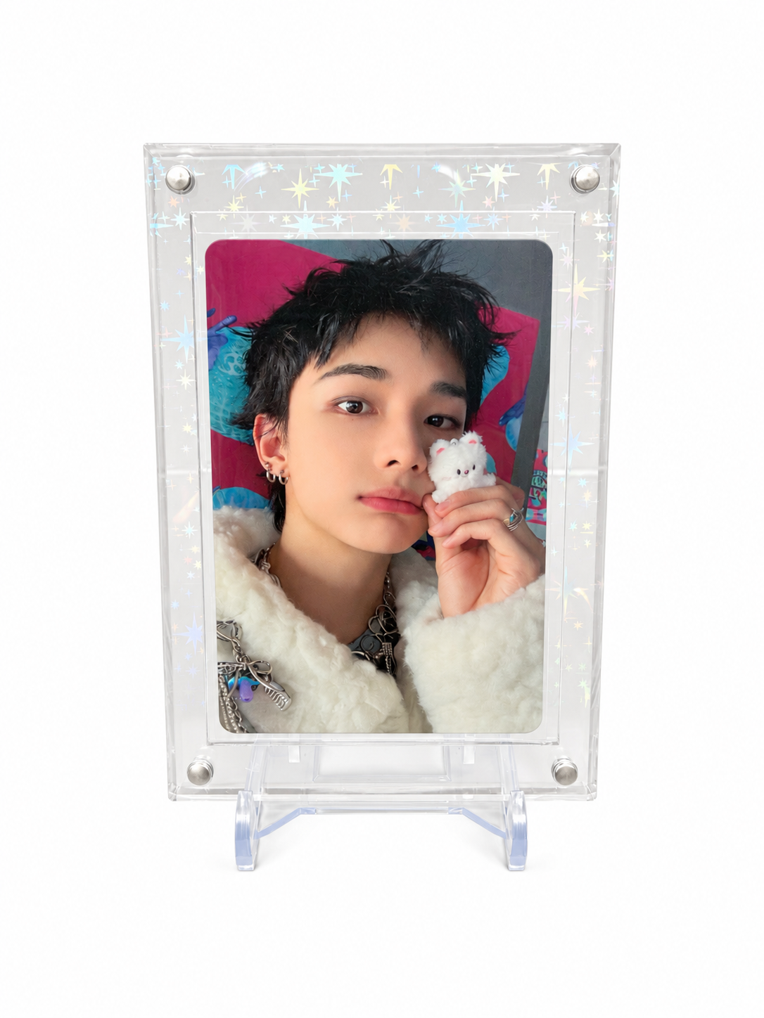 Holographic Magnetic Photocard Display Case