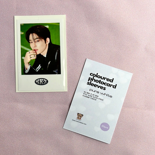 Pure White Photocard Sleeves