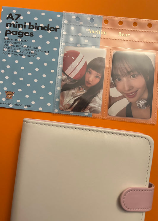 A7 Mini Binder Slim-Fit Pages
