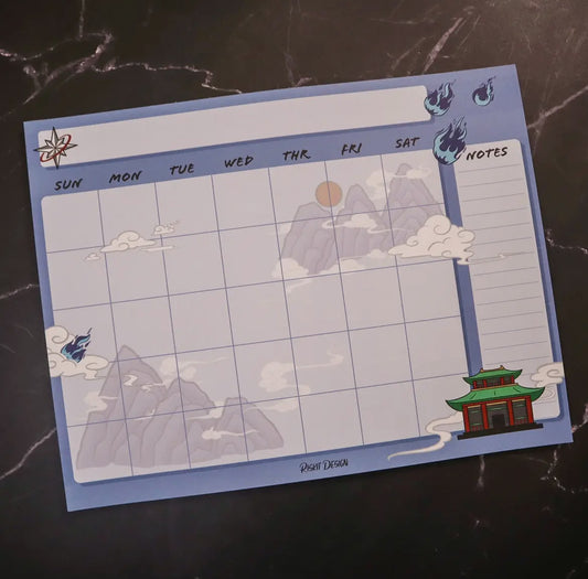 Noisy Month Planner Notepad