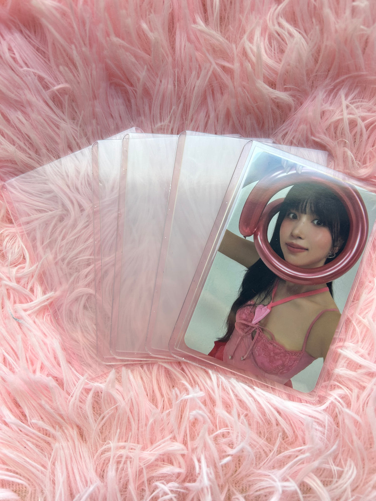 Pink Toploader Box Seamless Pink Glittery Top Loader – NachimBear