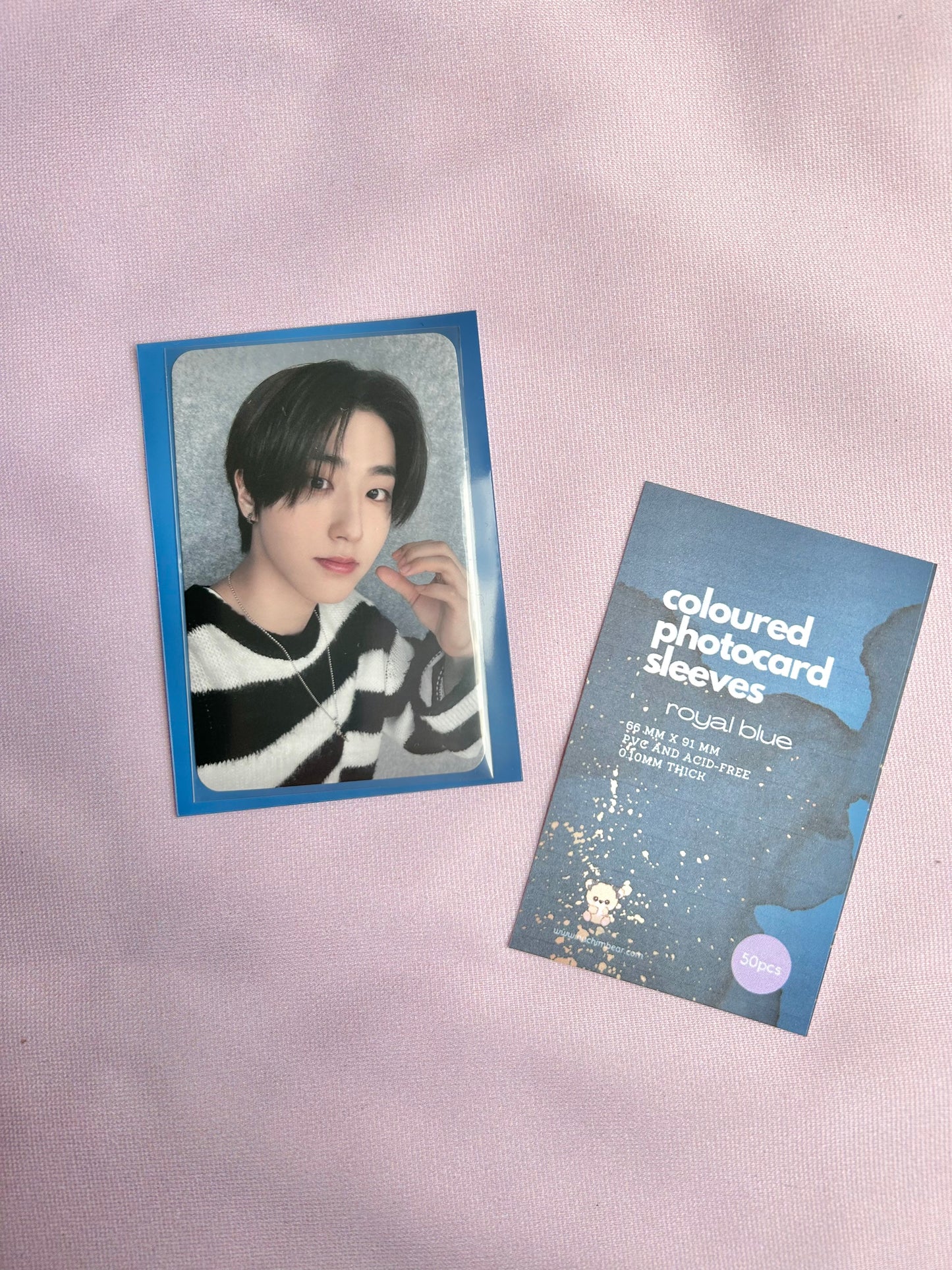 Royal Blue Photocard Sleeves