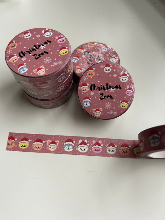 ChristmasZoo Washi tape