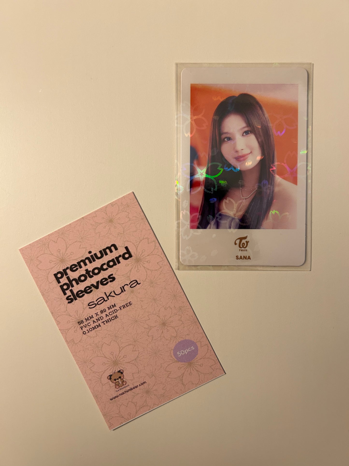 Sakura Photocard Sleeves