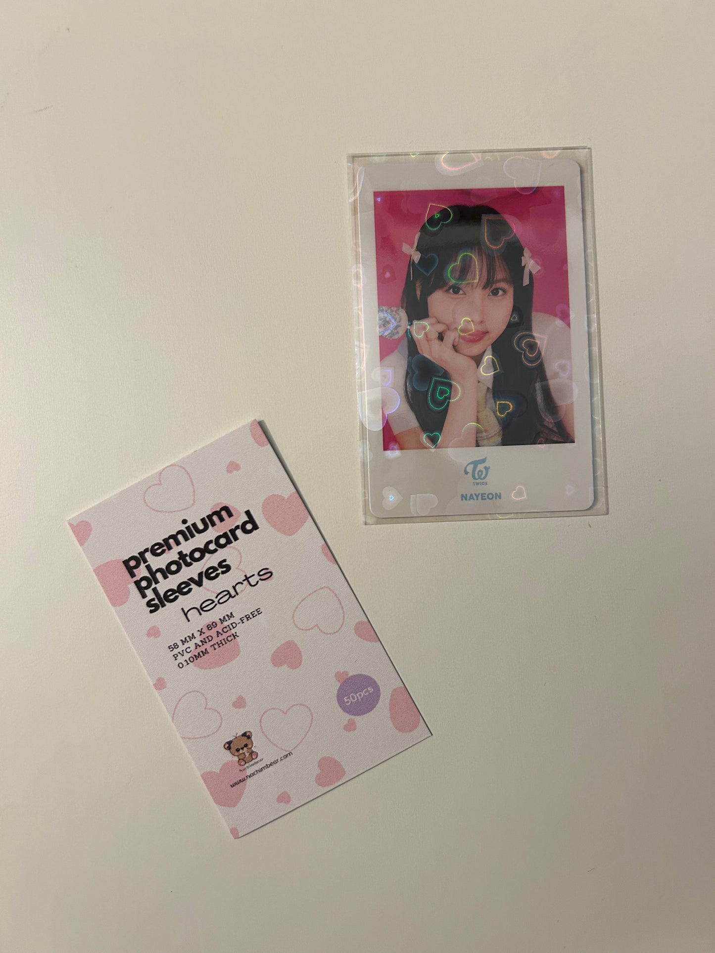 Hearts Photocard Sleeves