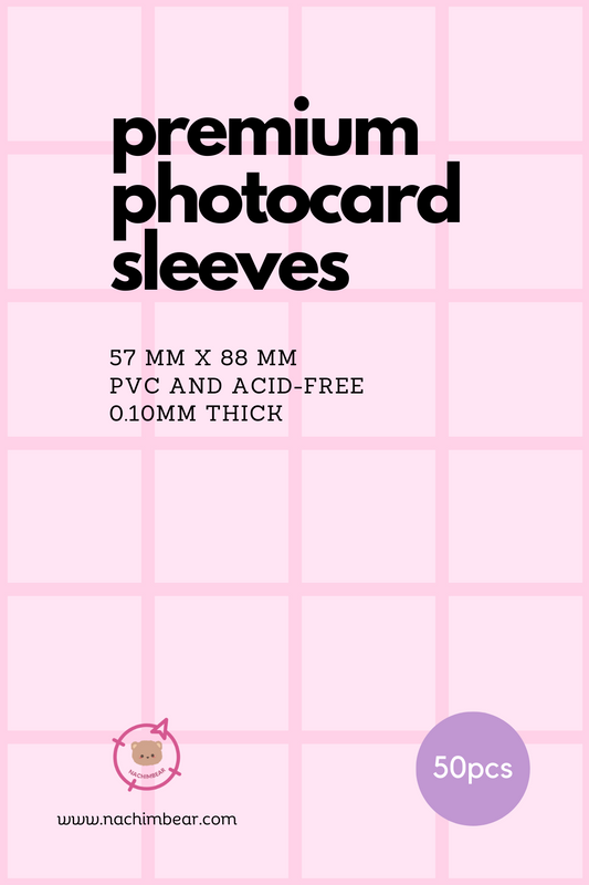 Slim-Fit Premium Photocard Sleeve (57 x 88mm)