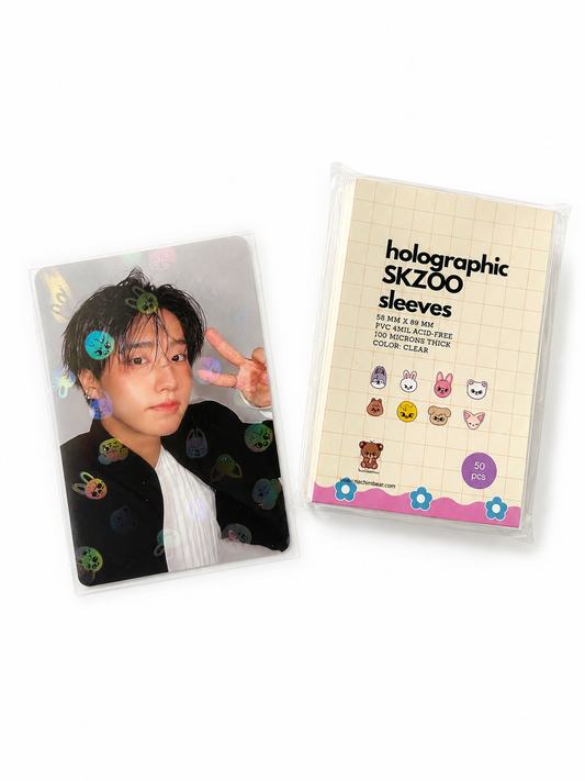 Holographic SKZOO Photocard Sleeves