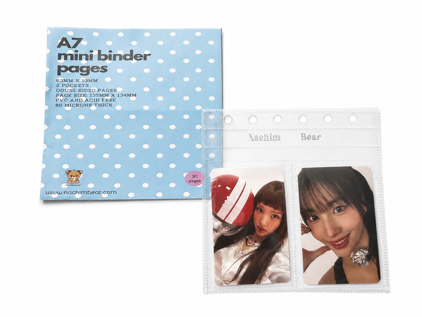 A7 Mini Binder Slim-Fit Pages