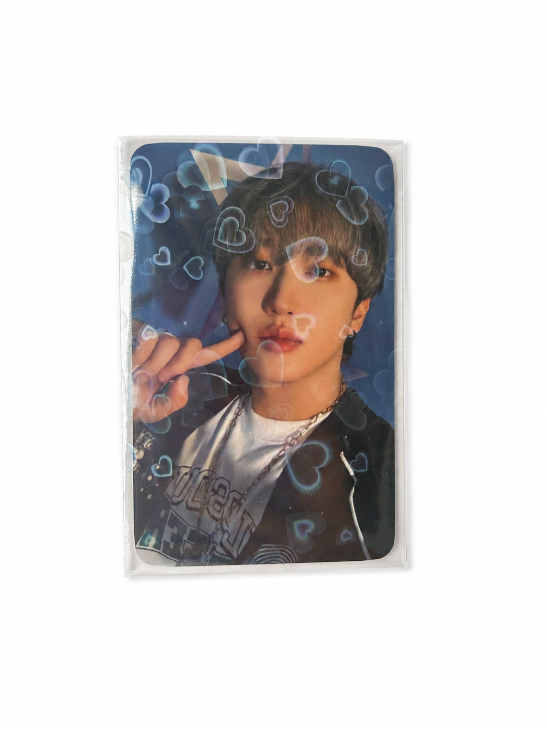 Holographic Photocard Sleeves - Hearts