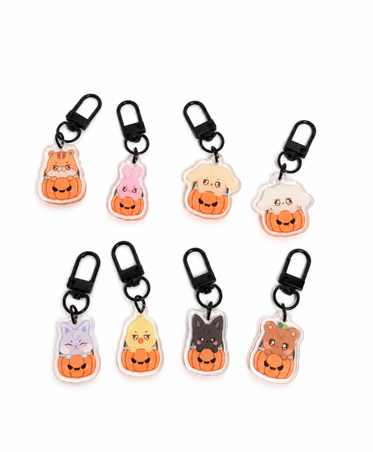 ANITEEZ Pumpkin Acrylic Keychain