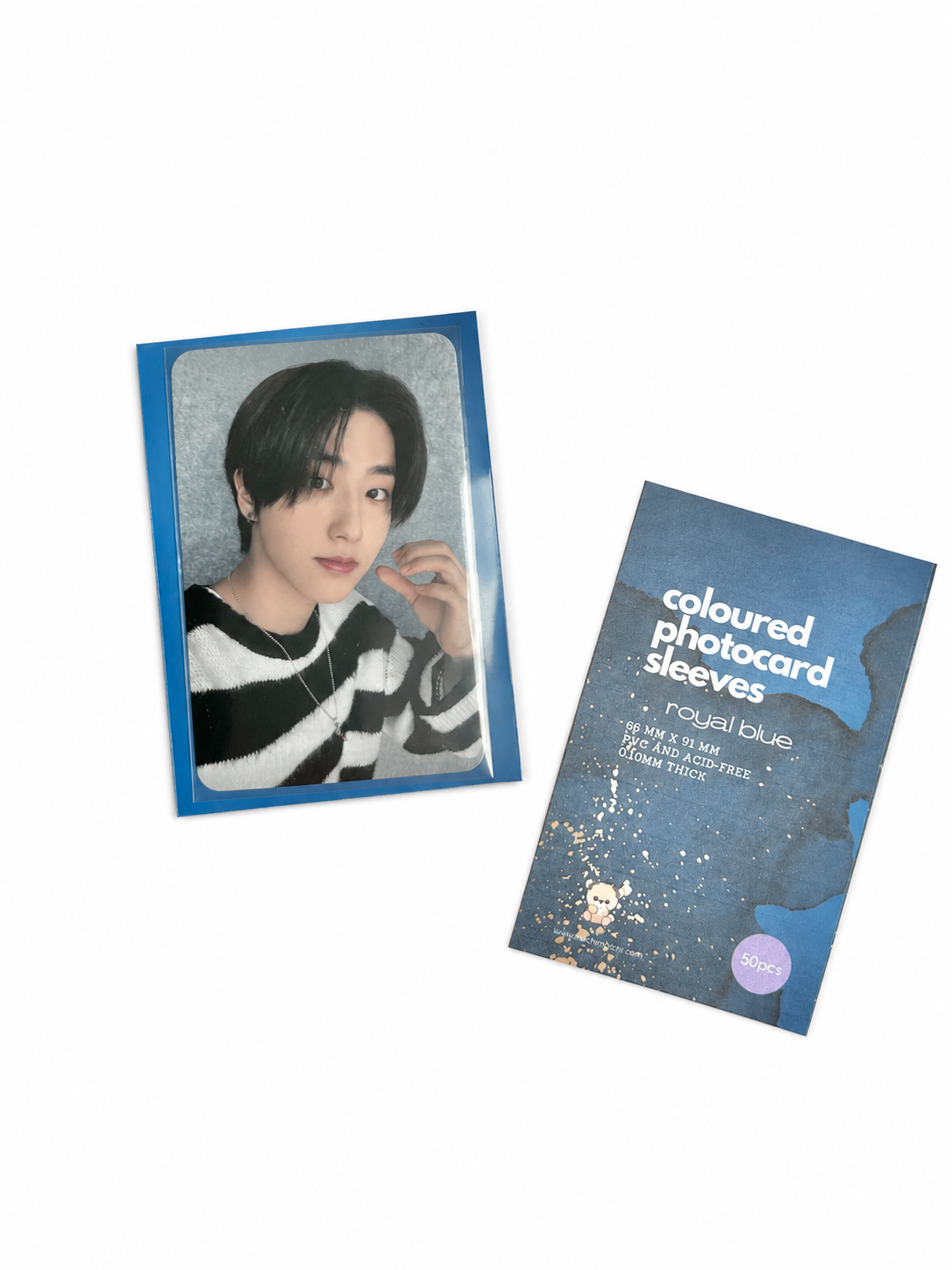Royal Blue Photocard Sleeves